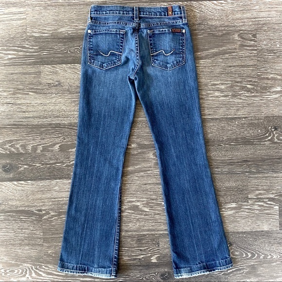 7 For All Mankind Boot Cut Jeans Size 25 - Picture 2 of 6